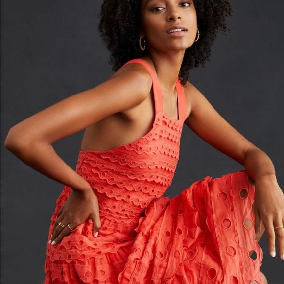 Anthropologie NWT eyelet Summer dress - Picture 1 of 14